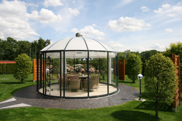 glass gazebos elite 4.62 domed roof 7